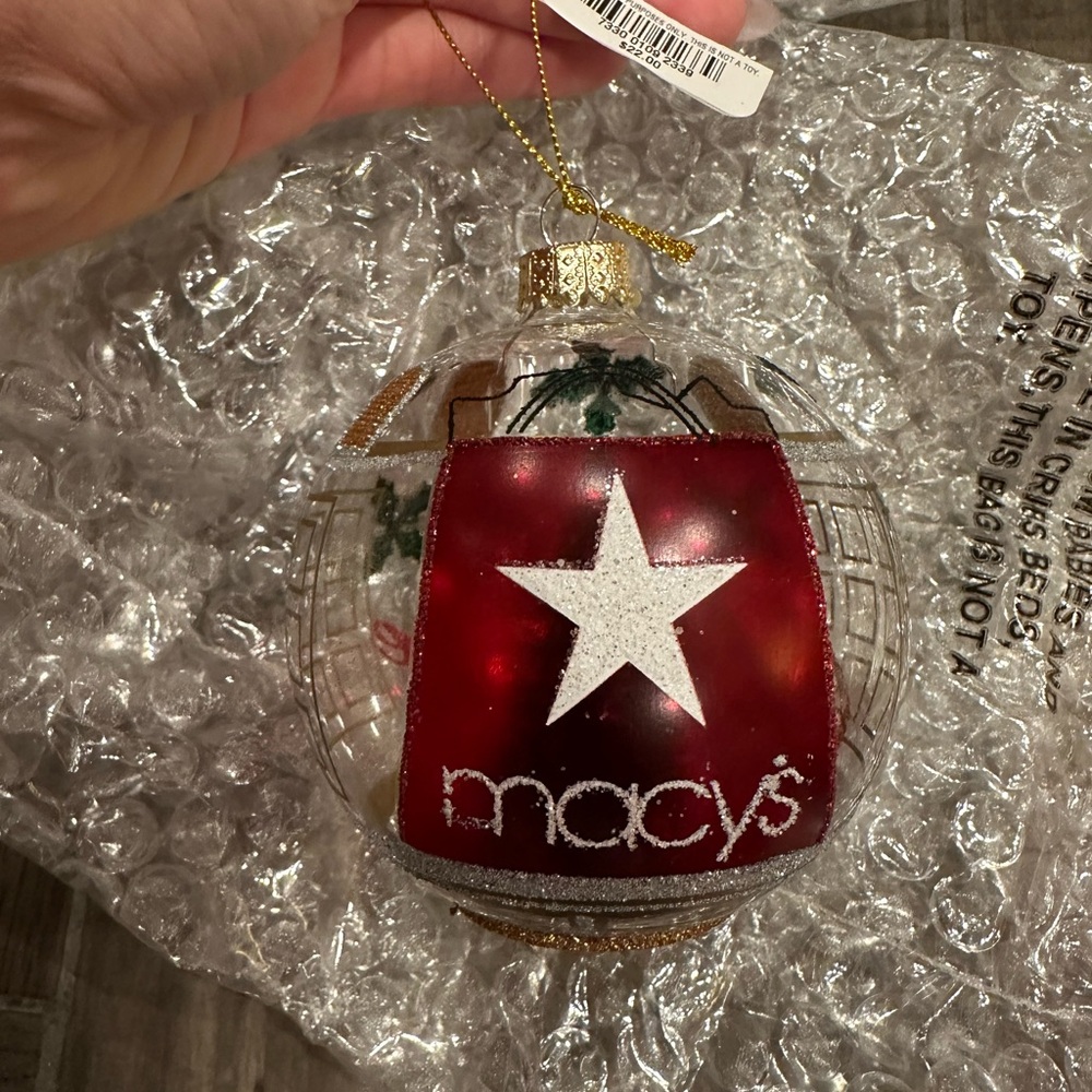 Macy's Festive 'Believe' Ornament - Picture 2 of 2